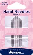 Darner Hand Needle, Size 3-9, 10 pack